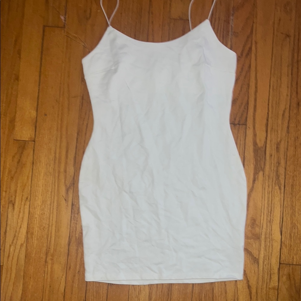 Women's white summer dress